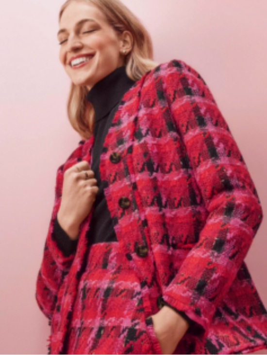 Ann Taylor Jackets & Blazers - NWT Ann Taylor pink and black tweed dress and Blazer set size 0 petite